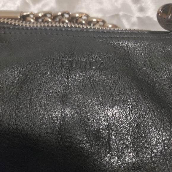 Furla Hand/Shoulder Bag black Genuine Leather - Picture 6 of 8